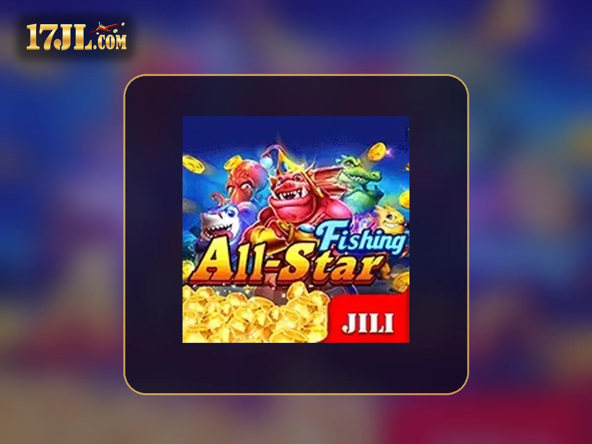 17JL fishing games visual featuring All Star Fishing game cover