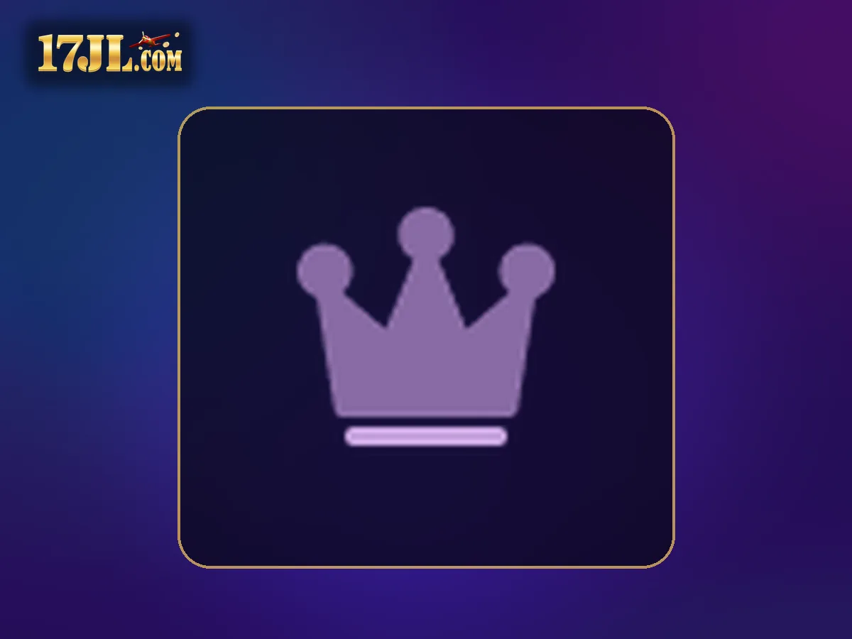 17JL promotions guide visual featuring VIP crown icon